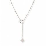 Collar Layer Corbatita Estrella Polar de Plata 925 de AMBAR Joyería Fina