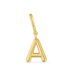 Dije Inicial letra a con broche bisagra enchapado en oro 18k de AMBAR joyeria fina
