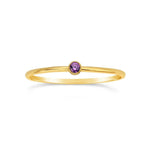Anillo Chiara Morado de Oro laminado 18K de AMBAR Joyería Fina