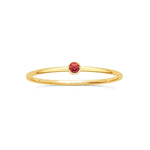 Anillo Chiara Rojo de Oro laminado 18K de AMBAR Joyería Fina
