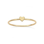 Anillo Corazon Tiny de Oro laminado 18K de AMBAR Joyería Fina
