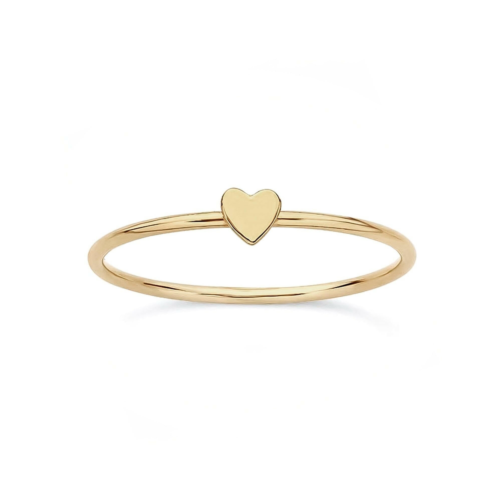 Anillo Corazon Tiny de Oro laminado 18K de AMBAR Joyería Fina