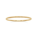 Anillo Basico Liso Tiny de Oro laminado 18K de AMBAR Joyería Fina