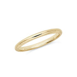 Anillo Basico Liso de Oro laminado 18K de AMBAR Joyería Fina