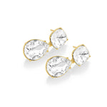 Aretes lexi candelabro enchapado en oro de 18K de AMBAR Joyería Fina