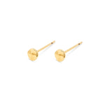 Aretes modernos Chloe Mini enchapado en oro de 18K de AMBAR Joyería Fina