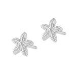Aretes estrella de mar de 12mm elaborados en plata 925 de AMBAR joyería fina