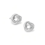 aretes nudito liso de 9mm elaborados en plata 925 de AMBAR joyería fina