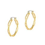 Argollas Parker enchapado en oro de 18K de AMBAR Joyería Fina