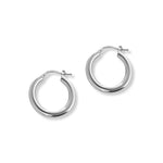 Argollas amanda 1.9 cm gruesas lisas elaboradas en plata 925 de AMBAR joyería fina