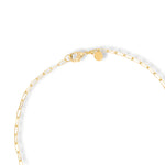 Collar con dije de candado broche mosqueton enchapado en oro 18k de AMBAR joyería fina