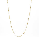 Collar Tana Bolitas Seguidas de Oro Laminado 18K de AMBAR Joyería Fina