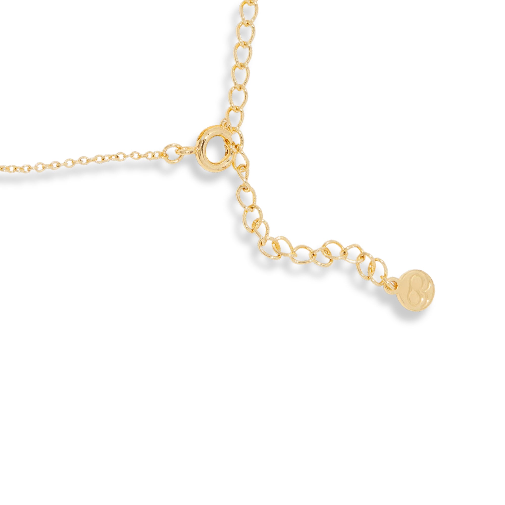 Collar chloe mini placas regulable enchapado en Oro de 18k de AMBAR Joyería Fina