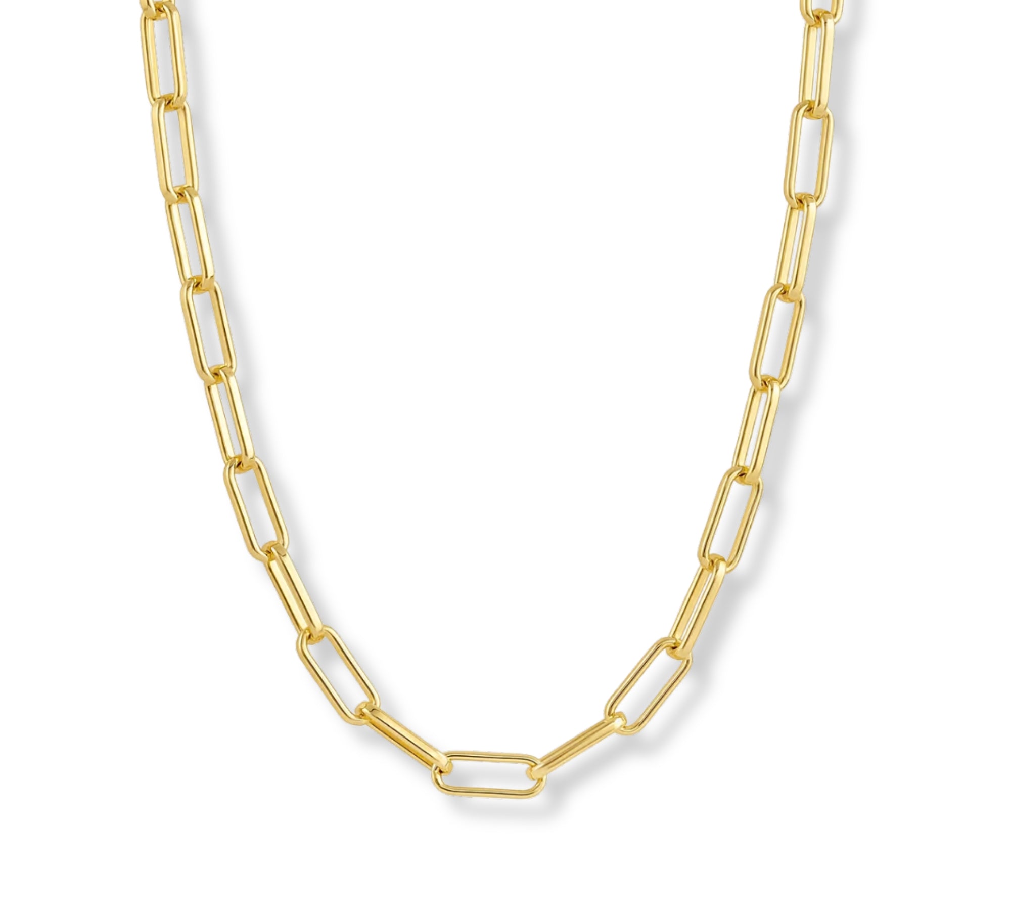 Collar cliping chunky enchapado en oro 18k de AMBAR Joyería Fina