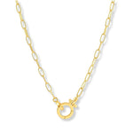 Collar cliping parker mini enchapado en oro 18k de AMBAR Joyería Fina