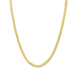 Collar espiga plana enchapado en Oro 18k de AMBAR Joyería Fina