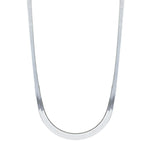 Collar Espiga Plana de plata 925 de AMBAR Joyería Fina