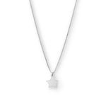 collar estrellita con cadena veneciana elaborado en plata 925 de AMBAR joyería