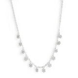 Collar Margaritas en Cascada de plata 925 de AMBAR Joyería Fina