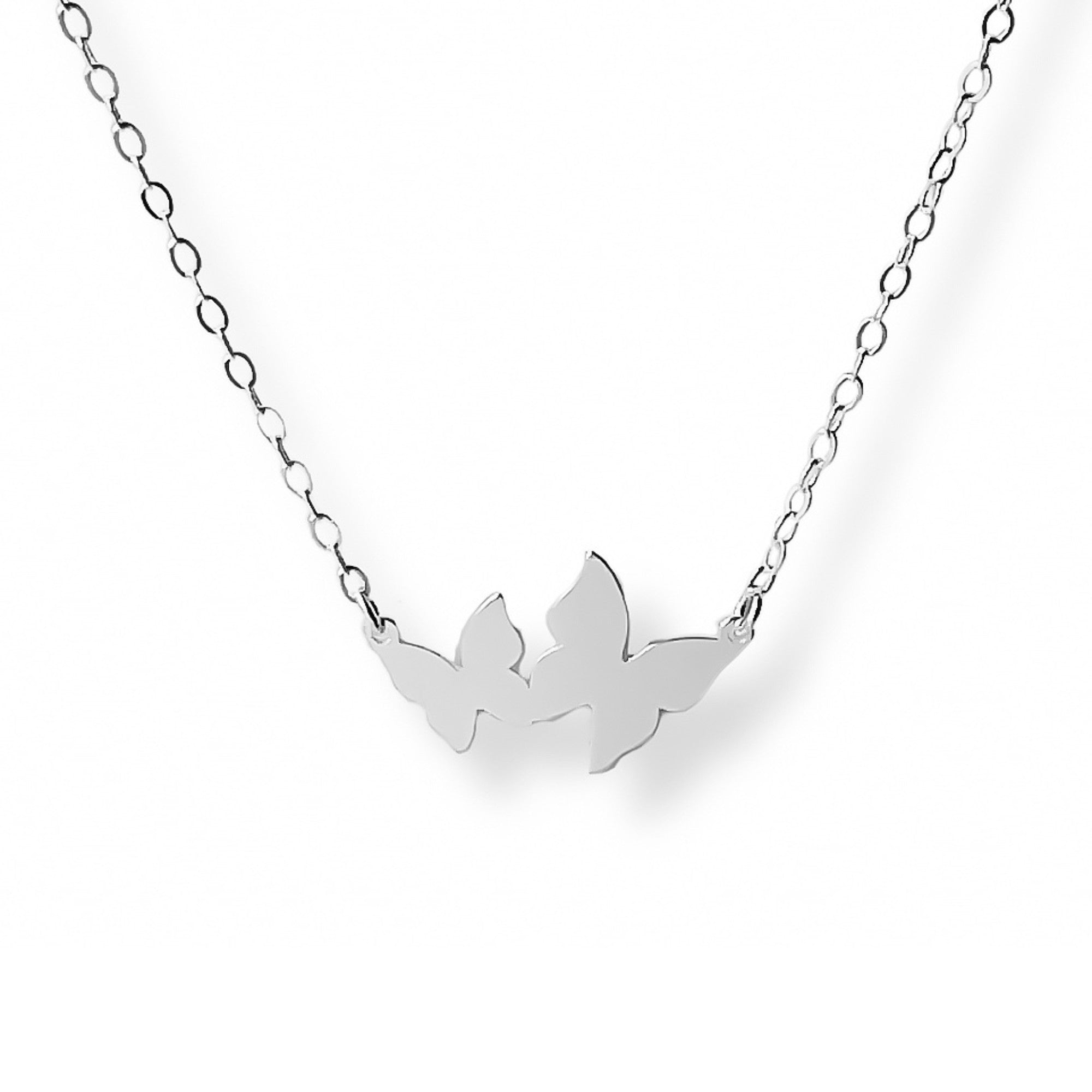 Collar mariposa bis al detalle de plata 925 de AMBAR Joyería Fina