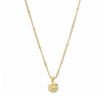 Collar Placa Olas Trendy enchapado en oro de 18K de AMBAR Joyería Fina