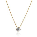Collar Punto De Luz 7 de Oro Laminado 18K de AMBAR Joyería Fina