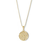 Collar San Benito de Oro Laminado 18K de AMBAR Joyería Fina