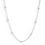 Collar Satelite Venecia Bolita 3 de Plata 925 de AMBAR Joyería Fina
