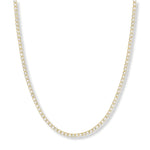 Collar tennis lexi de cristal enchapado en oro 18k de AMBAR joyería fina