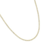 Collar tennis de cristal enchapado en oro 18k de AMBAR joyería fina