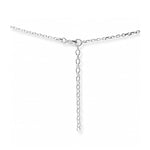 Collar Mariposa Bis con extension de plata 925 de AMBAR Joyería Fina