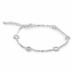 pulsera picarona en forma de donas moderna y divertida elaborada en plta 925 de AMBAR joyería