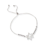 pulsera estrella de amor con sistema regulable elaborada en plata 925 de AMBAR Joyería Fina