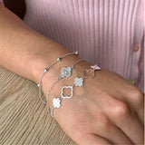 Pulsera VC Flores Plata 925