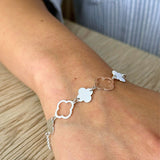 Pulsera VC Flores Plata 925
