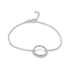 Pulsera Karma Argollada de plata 925 de AMBAR Joyería Fina