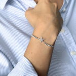 Pulsera estrella de mar con sistema regulable en modelo elaborada en plata 925 de AMBAR joyería fina