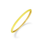 Pulsera Kelly de lado esmaltado amarillo al detalle enchapada en oro 18K de AMBAR joyería fina