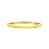 Pulsera Kelly esmaltado amarillo enchapada en oro 18K de AMBAR joyería fina