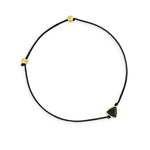 Pulsera Power Stone  Protección Onix Trendy enchapado en oro de 18K de AMBAR Joyería Fina