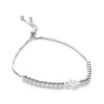 pulsera manito del amor con sistema de ajuste regulable elaborada en plata 925 de AMBAR Joyería Fina