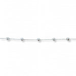 Pulsera Satelite Bolita 4 Cr de plata 925 de AMBAR Joyería Fina