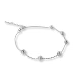 Pulsera Satelite Bolita 4 Cr de plata 925 de AMBAR Joyería Fina