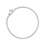 Pulsera tennis lexi circonita enchapada en rodio de AMBAR joyería fina