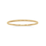 Anillo Basico Liso Tiny de Oro laminado 18K de AMBAR Joyería Fina