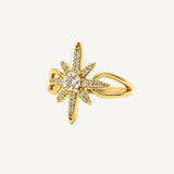 Anillo Estrella Polar Cristal