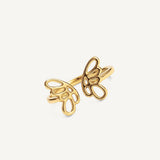 Anillo Mariposa Calada Regulable