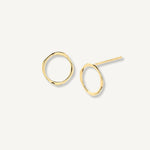 Aretes aro enchapado en oro de 18K de AMBAR Joyería Fina