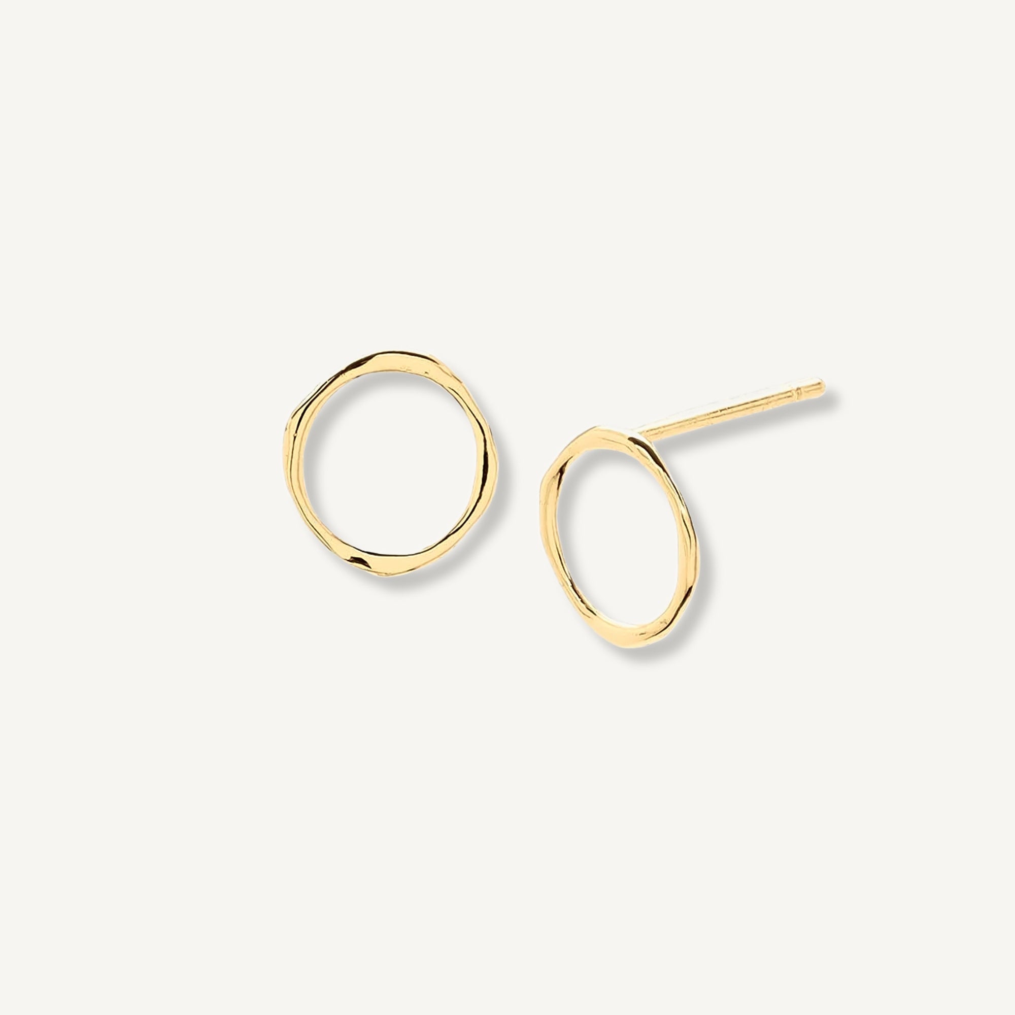 Aretes aro enchapado en oro de 18K de AMBAR Joyería Fina