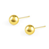 Aretes de Oro Laminado Tita - Bolita Lisa